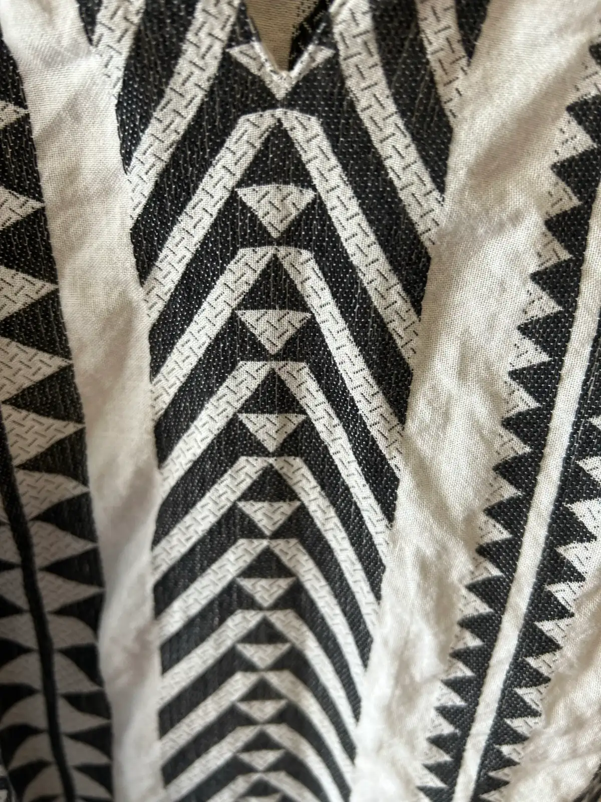 Target white/black geometric blouse – photo 4