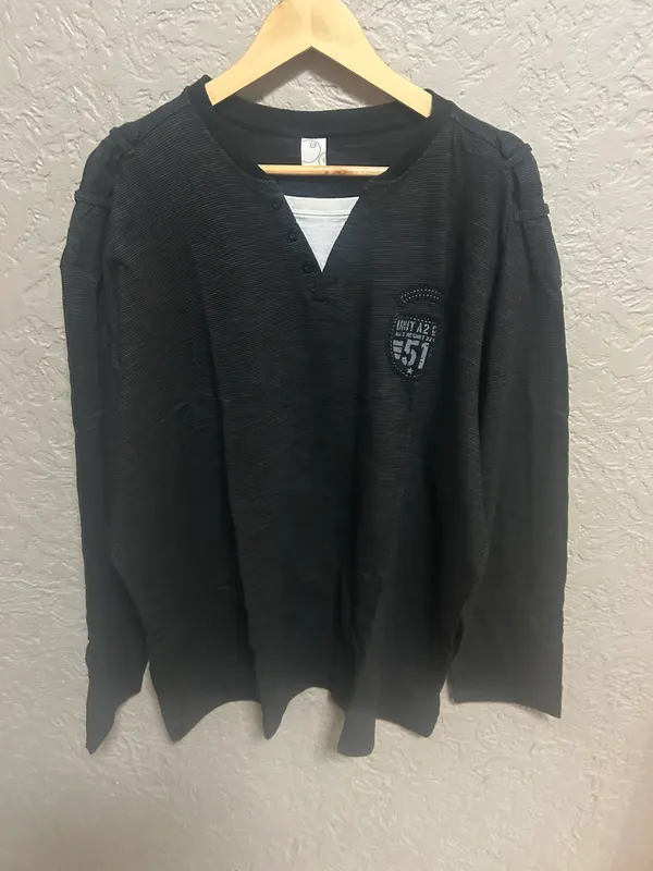 Men’s Target black long sleeve top