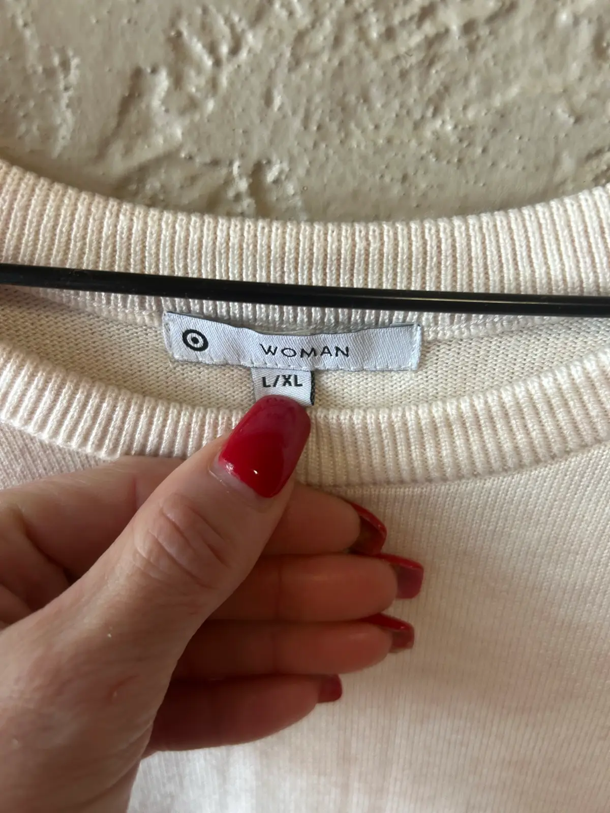 Target cream crew neck knit short sleeve jumper – photo 3
