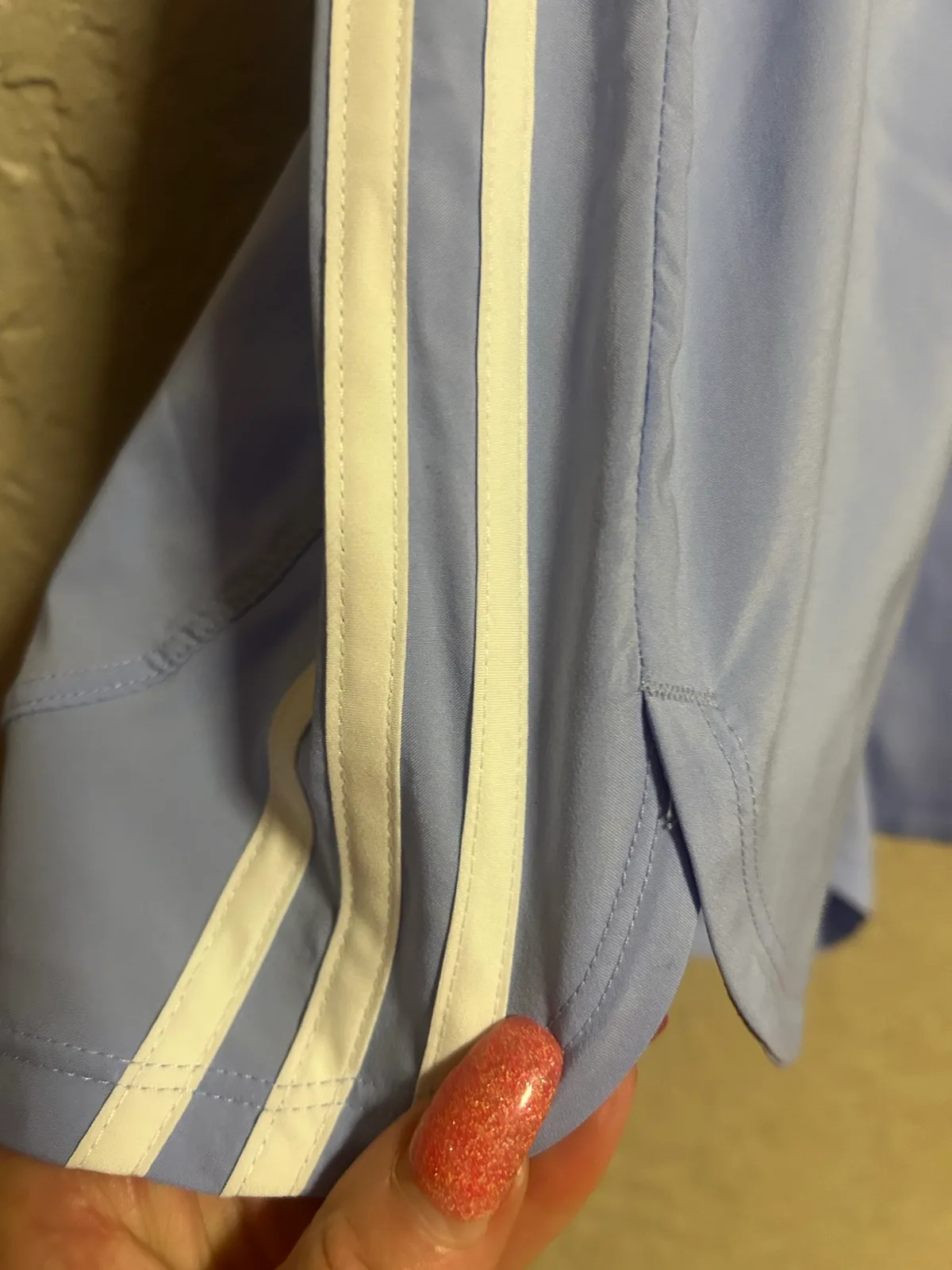 Adidas light blue training shorts – photo 3
