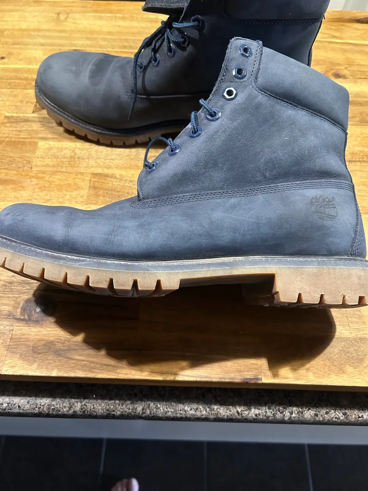 Men’s blue timberland boots – photo 2