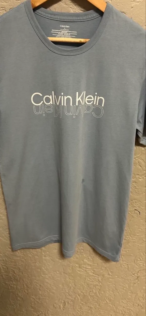 Men’s blue Calvin Klein tee