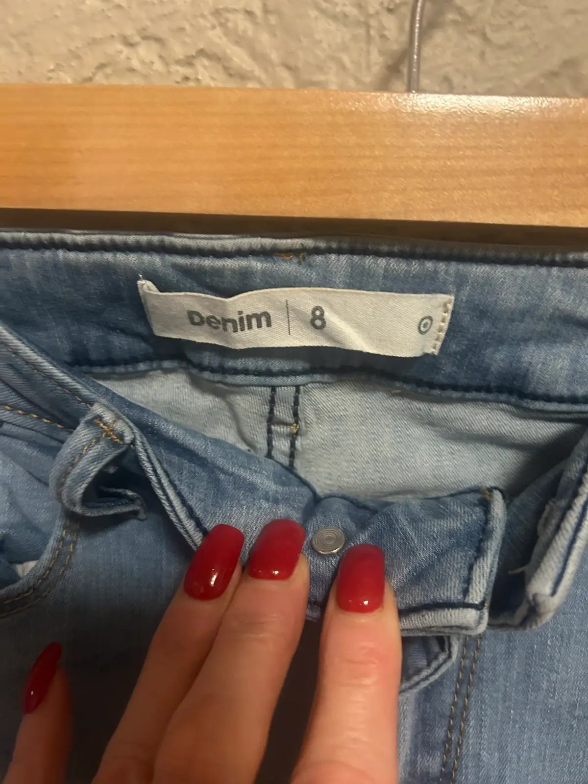 Target blue denim cuffed shorts – photo 2