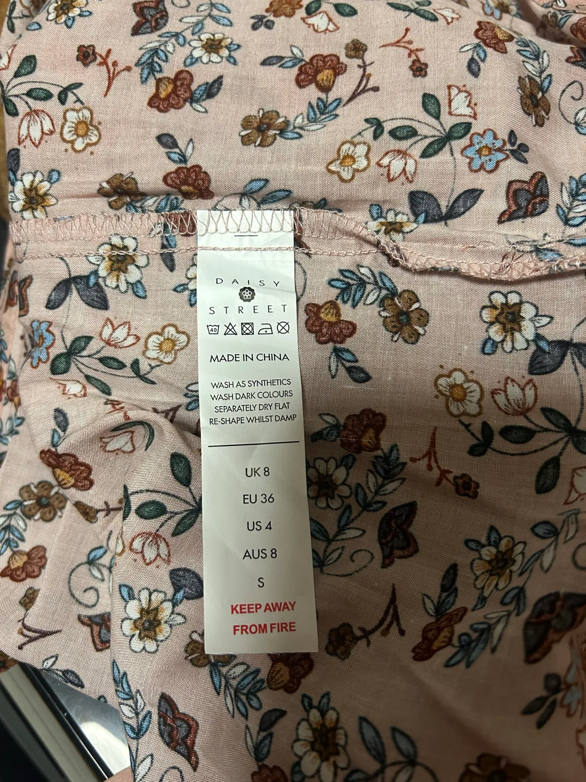 Daisy street pink floral dress — photo 4