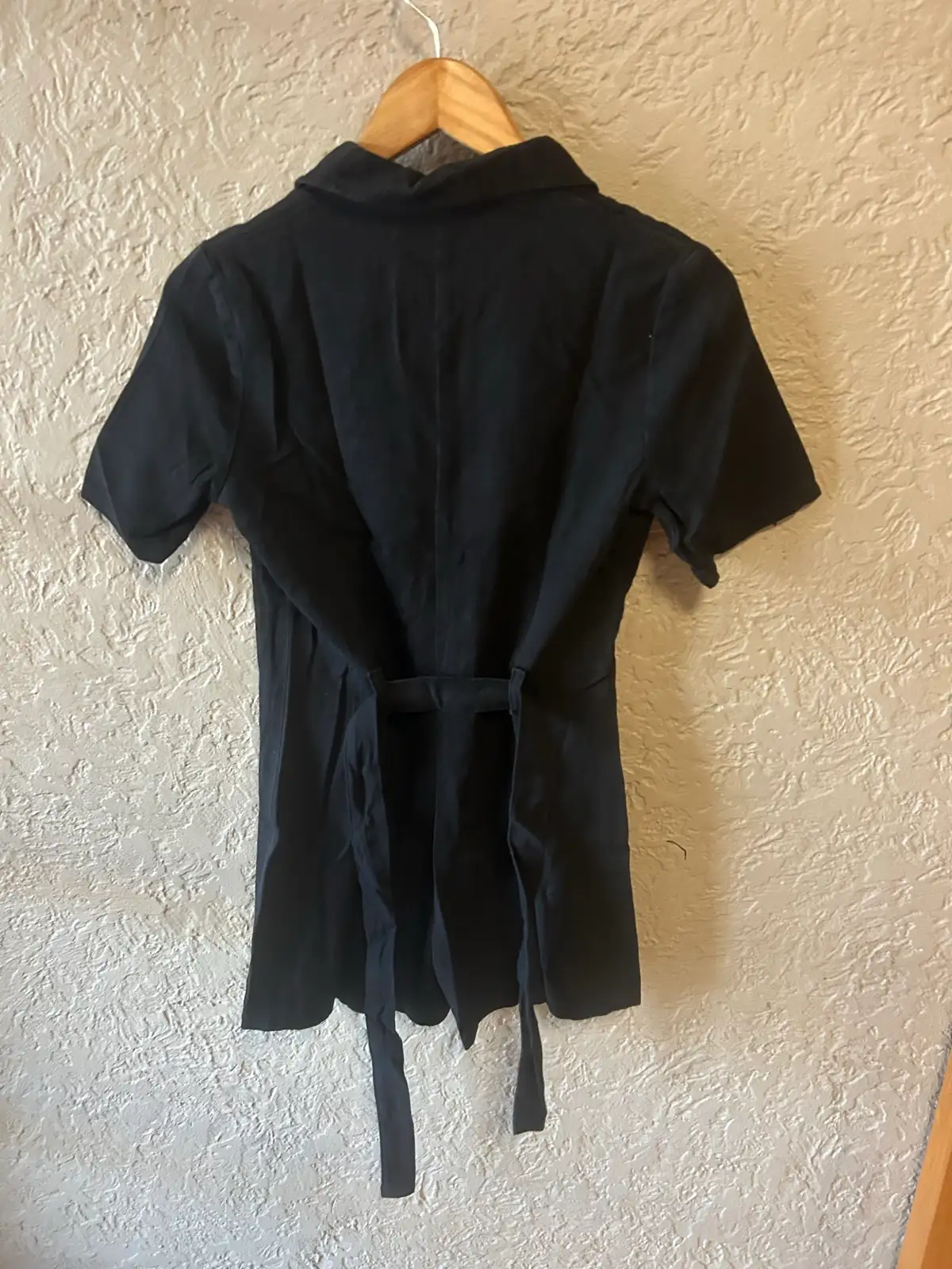 Ally fashion black shirt style playsuit – photo 5
