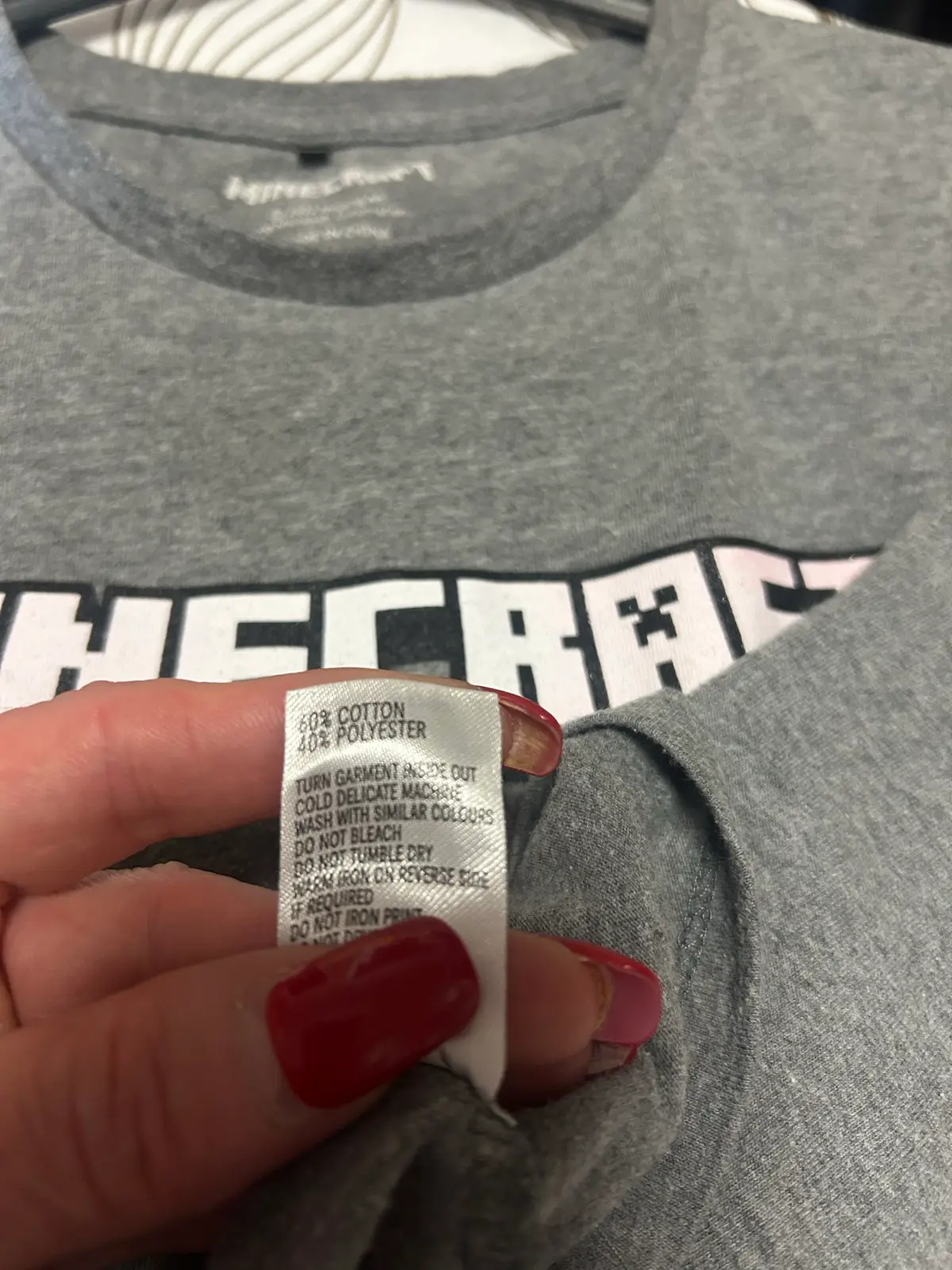 Kids grey Minecraft tee – photo 4