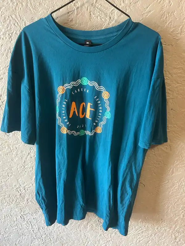 AS Color blue graphic tee