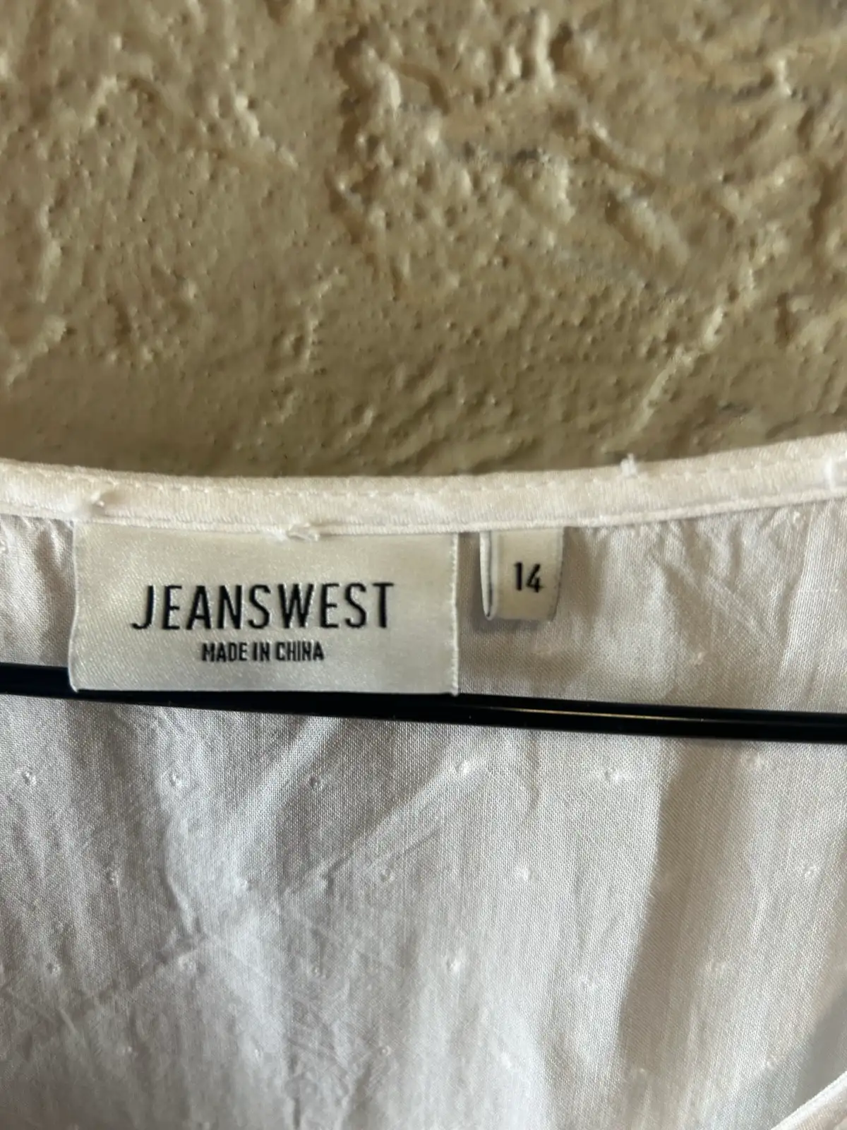 Jeanswest white 3/4 sleeve lace blouse – photo 4