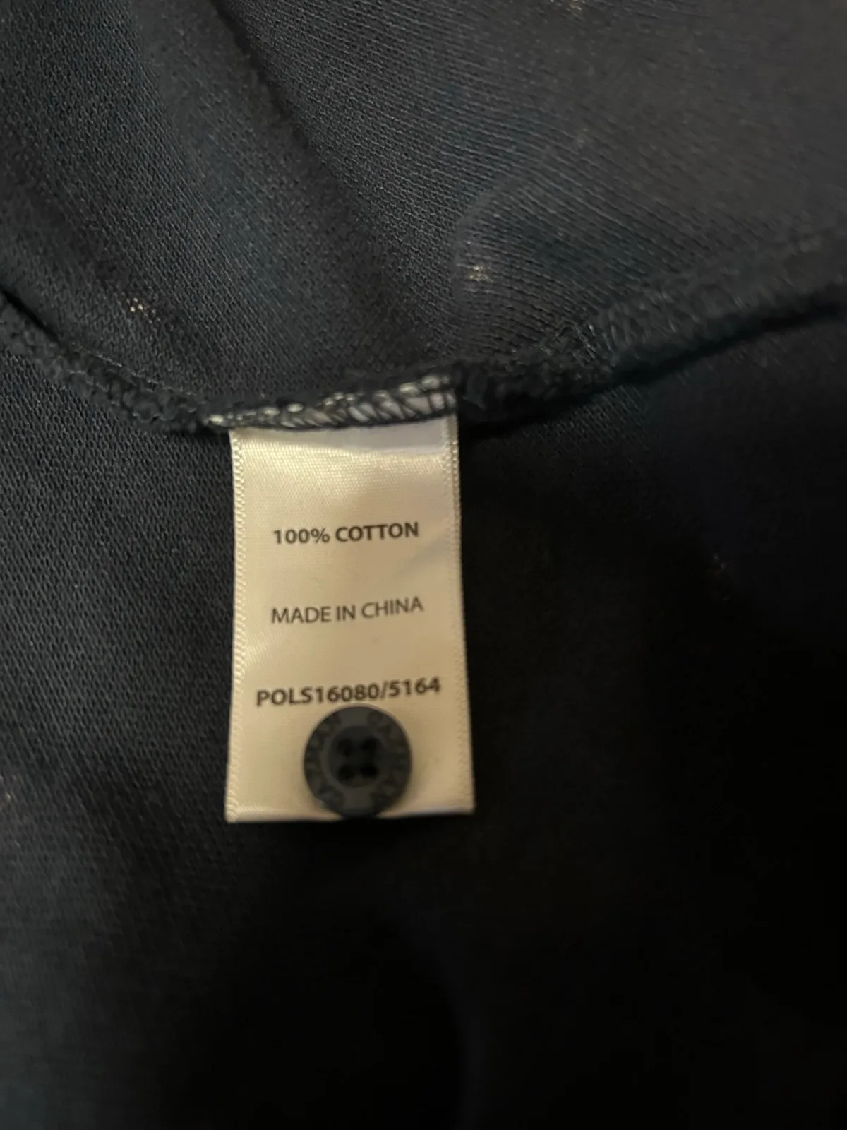 Men’s Gazman navy spotted polo shirt – photo 6
