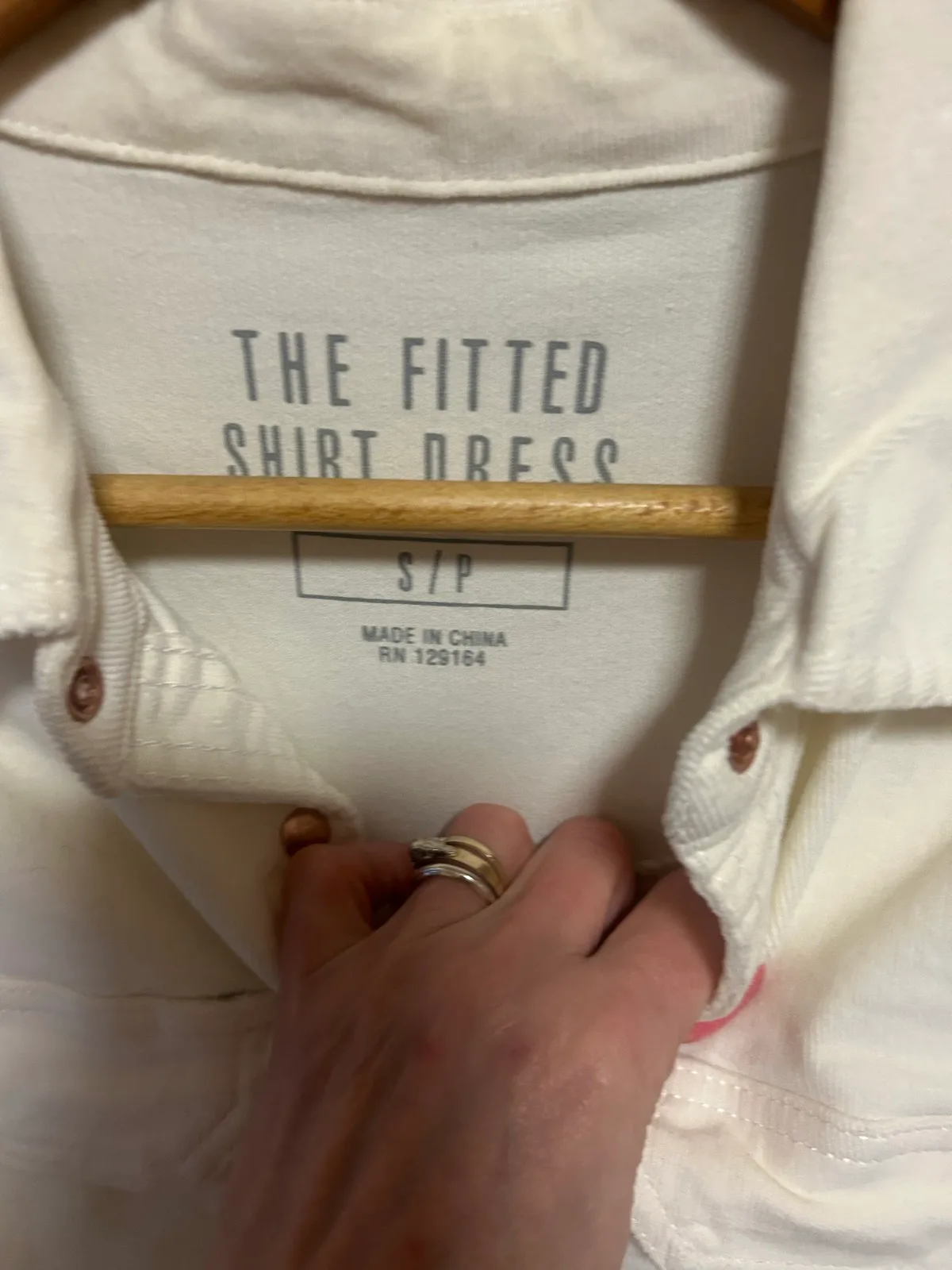 Cotton on cream corduroy shirt dress — photo 2