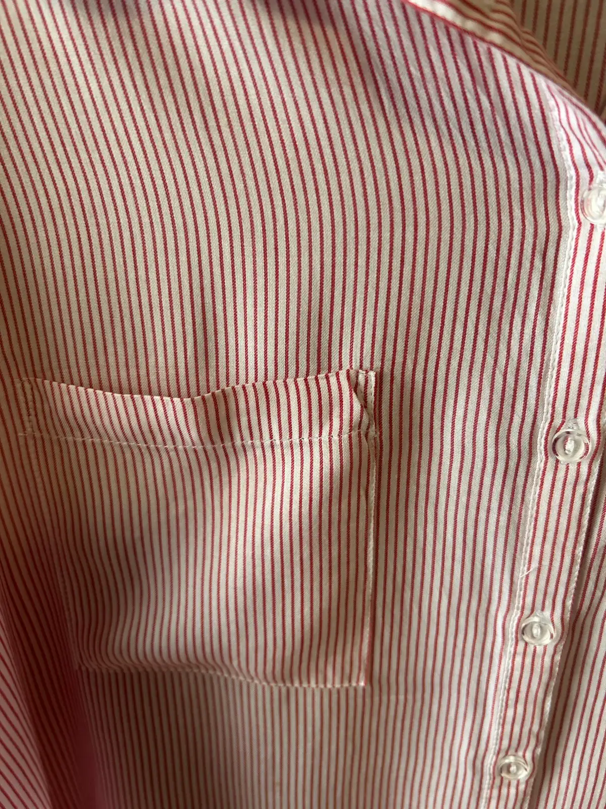 Sportsgirl pink/white striped long sleeve shirt – photo 2