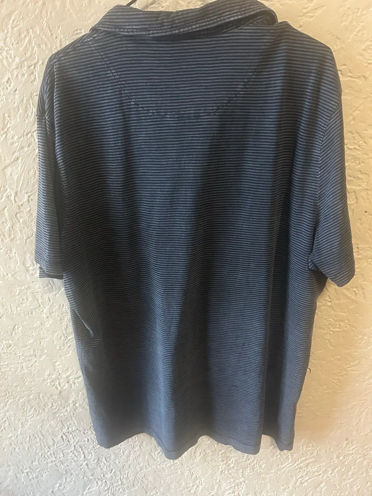 Men’s target blue shirt sleeve polo shirt – photo 3