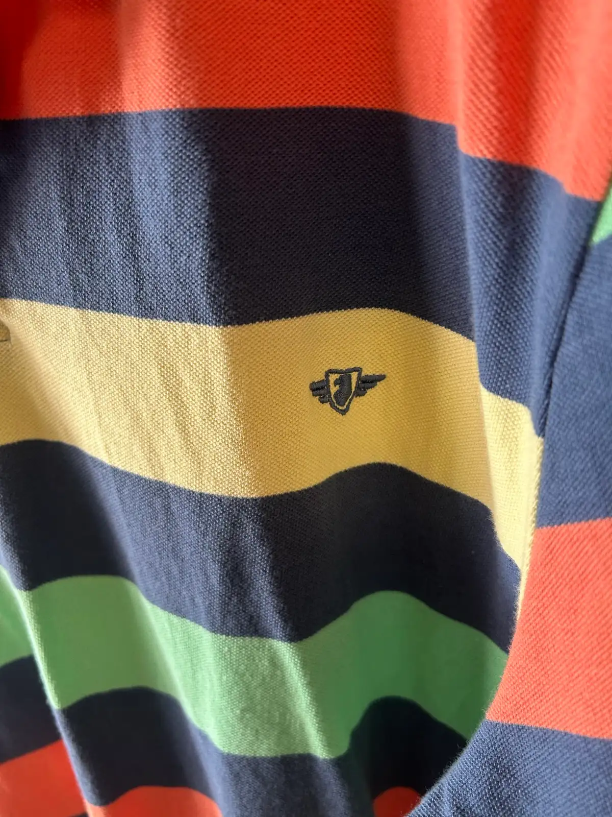 Men’s multicoloured polo shirt size 2XL – photo 4