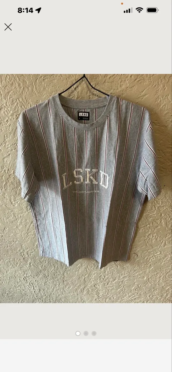 LSKD grey striped tshirt