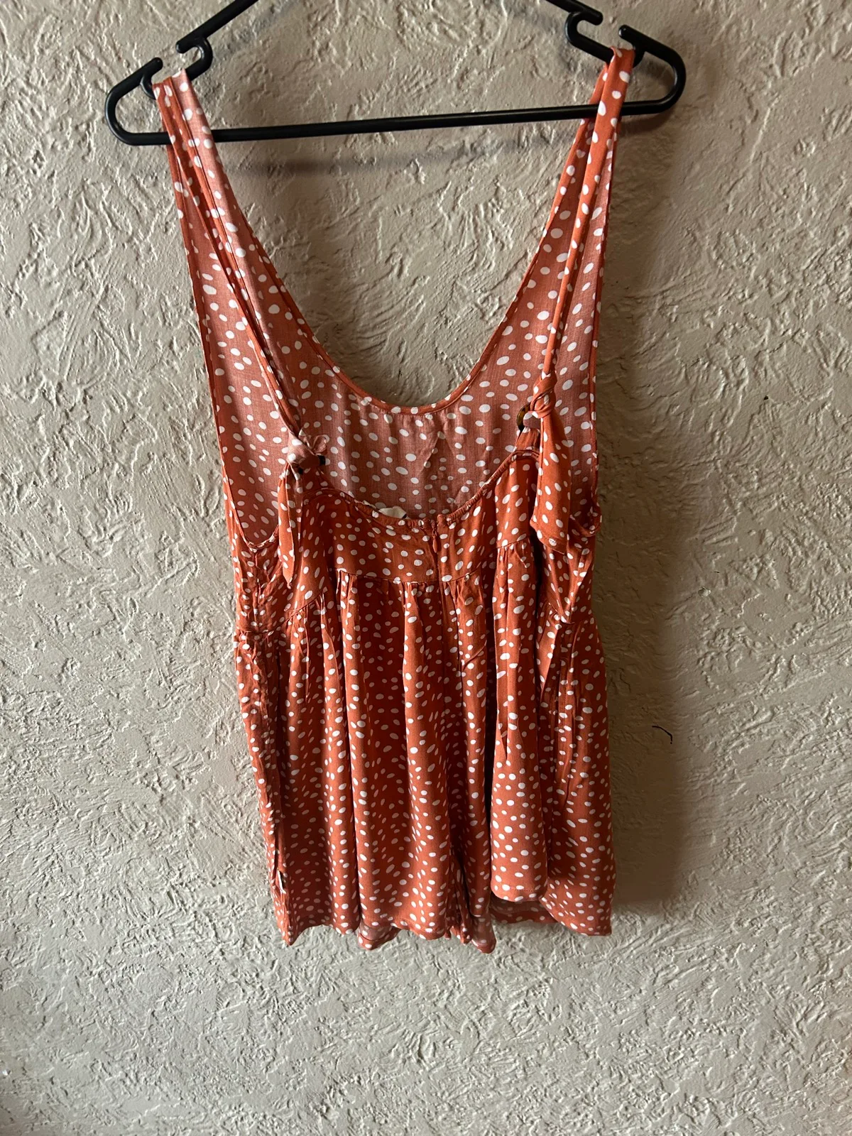 Ghanda rust/white polka dot playsuit – photo 5