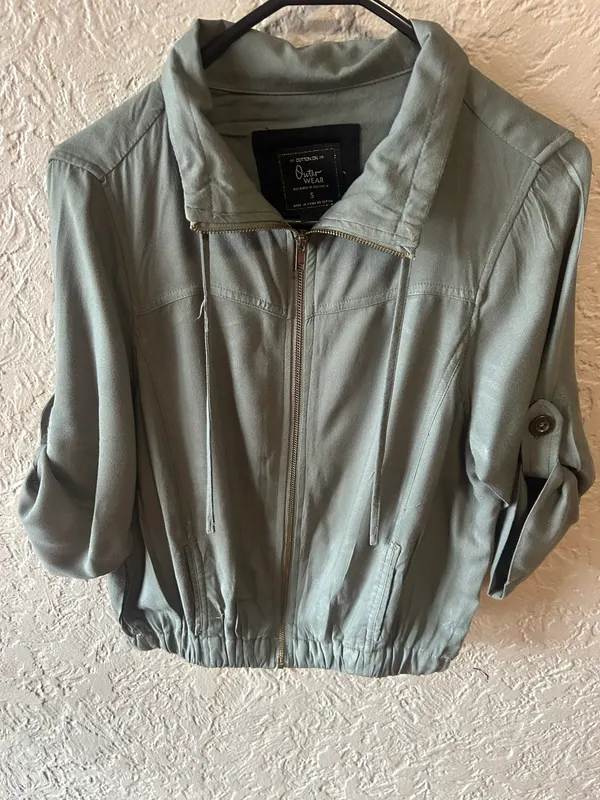 Cotton on green lightweight jacket