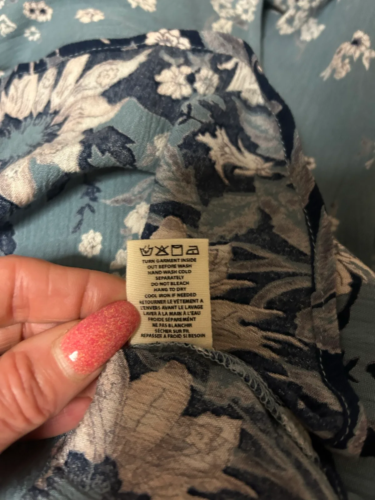 Billabong blue/green floral dress — photo 7