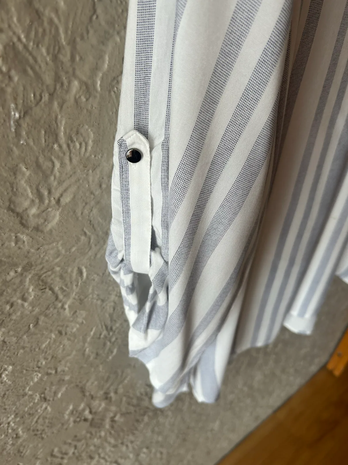 Ed.it.ed grey/white striped shirt/blouse – photo 2
