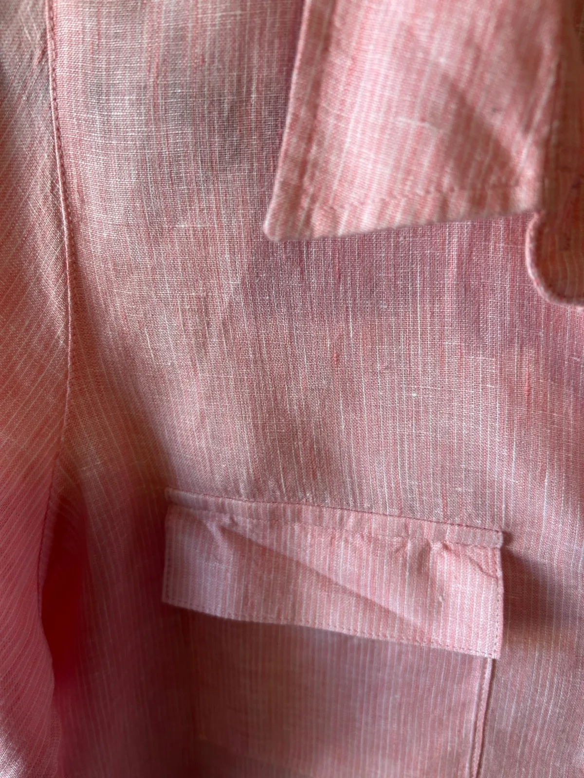 Target pink/white thin vertical stripes shirt – photo 2