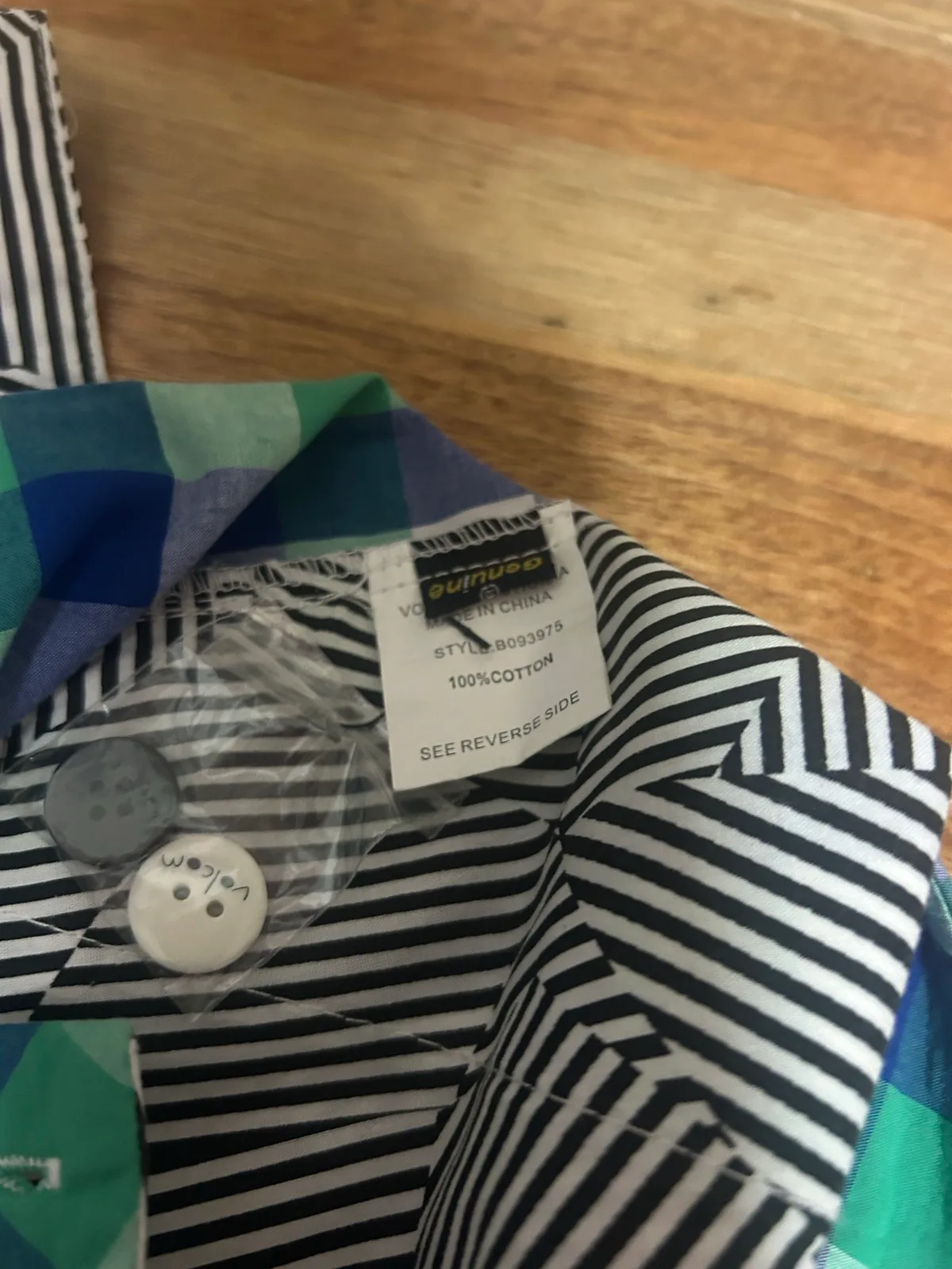 Volcom green/blue/white check shirts – photo 8