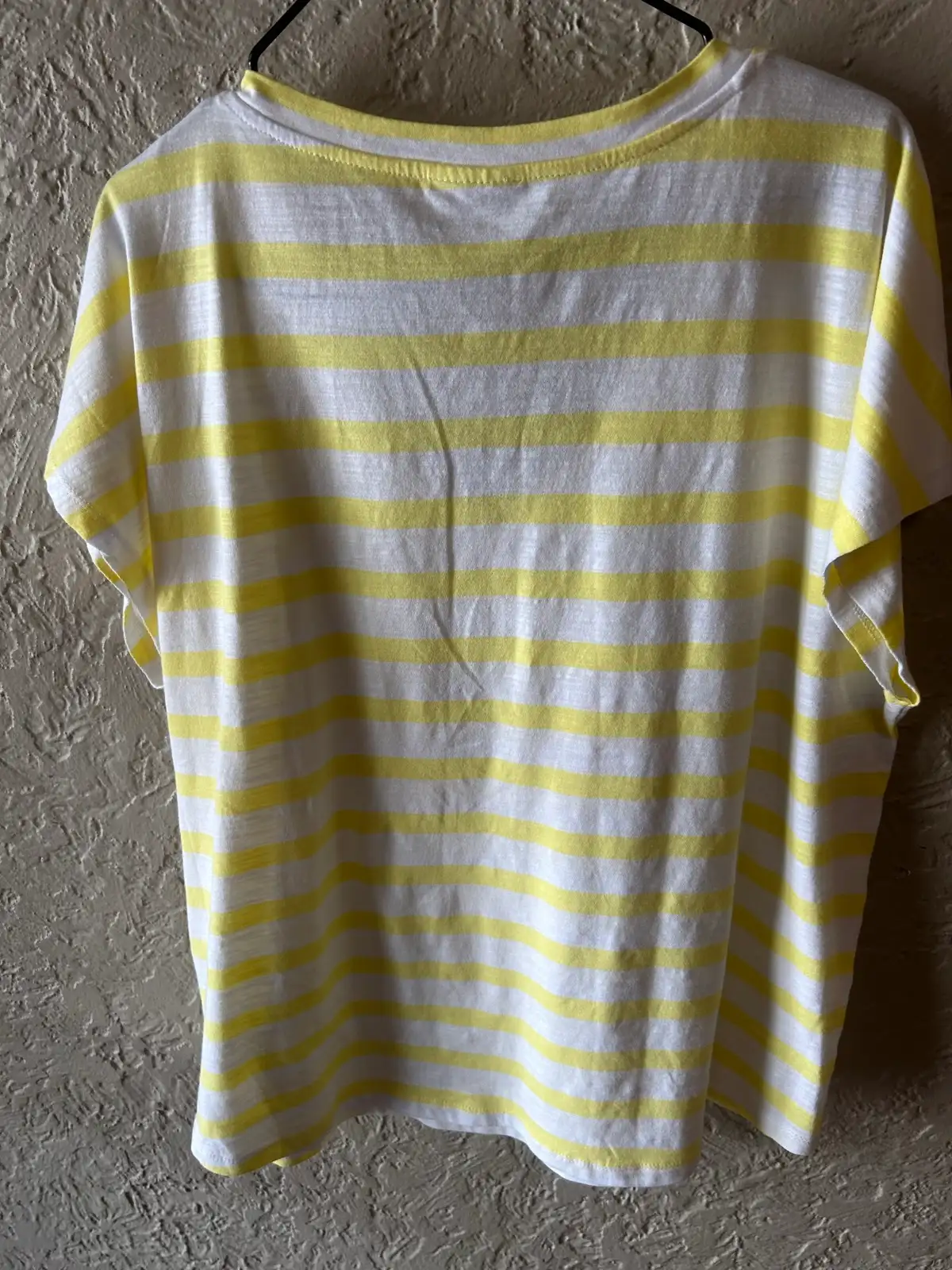 Sussan lemon/white striped cotton tee – photo 3