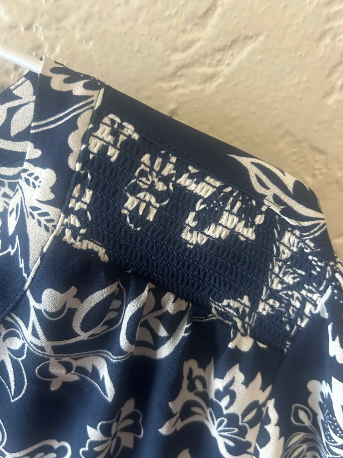 Target preview long sleeve navy floral shirt – photo 3