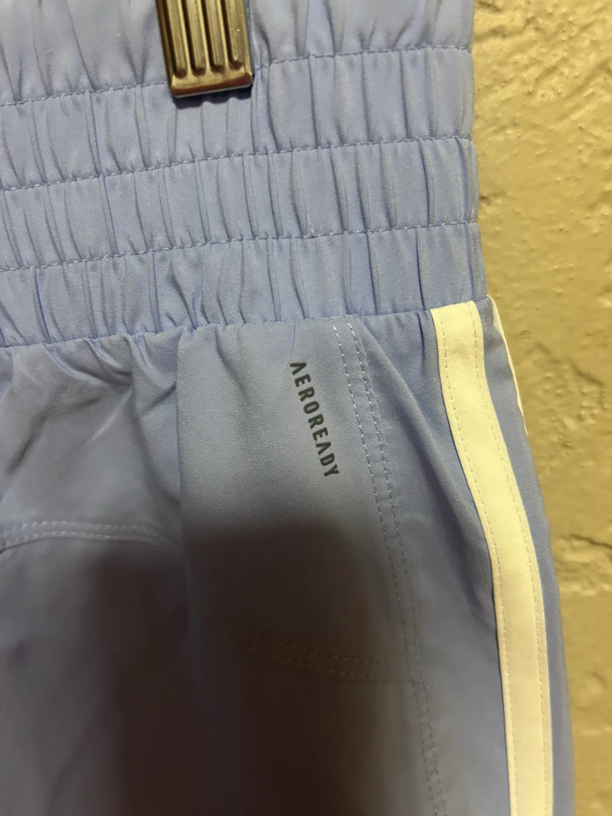 Adidas light blue training shorts – photo 5