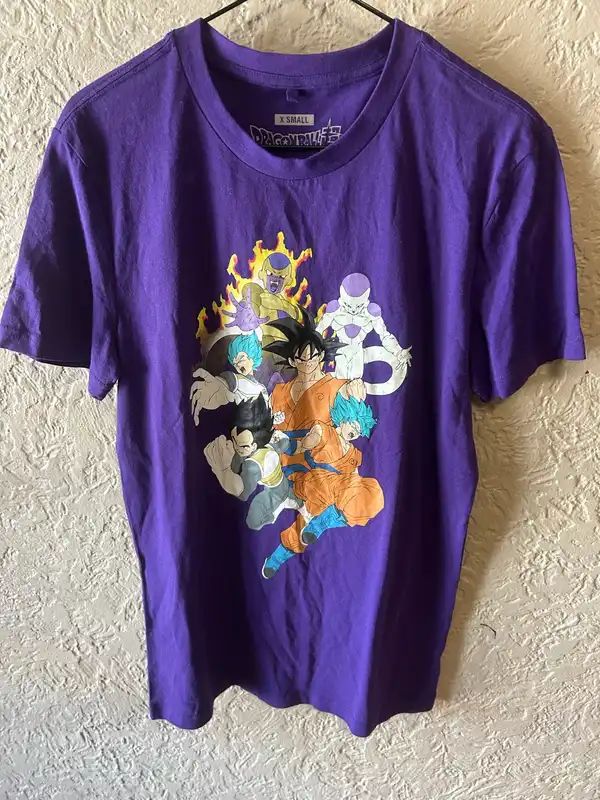 Men’s dragonball z purple graphic tee