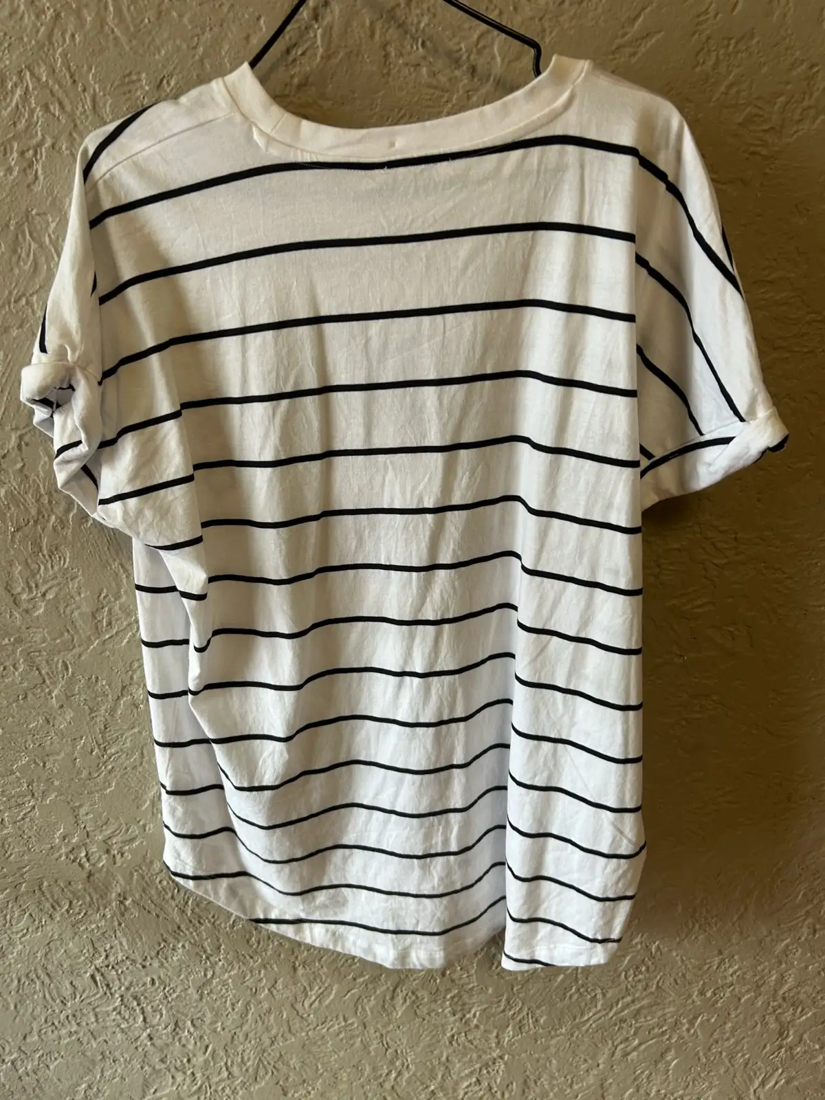 Target white/black striped tee – photo 4