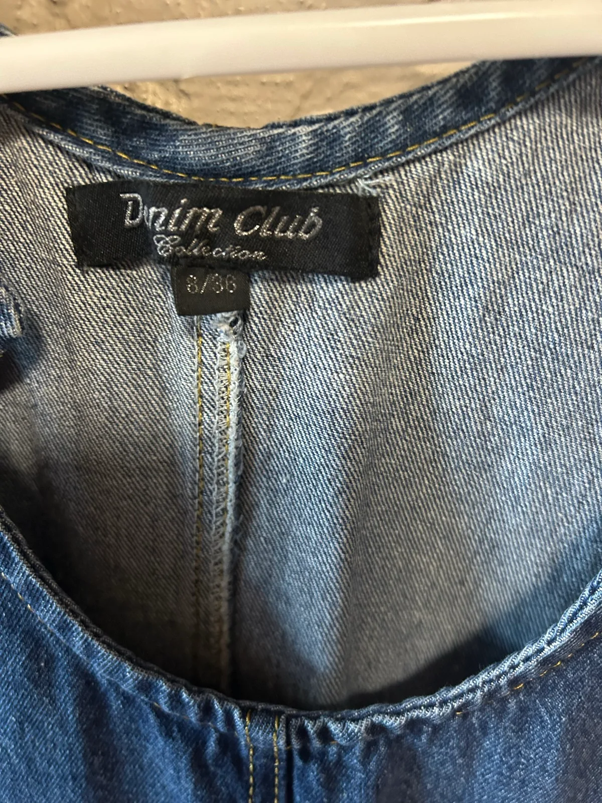 The denim club blue denim tank dress/pinafore — photo 2