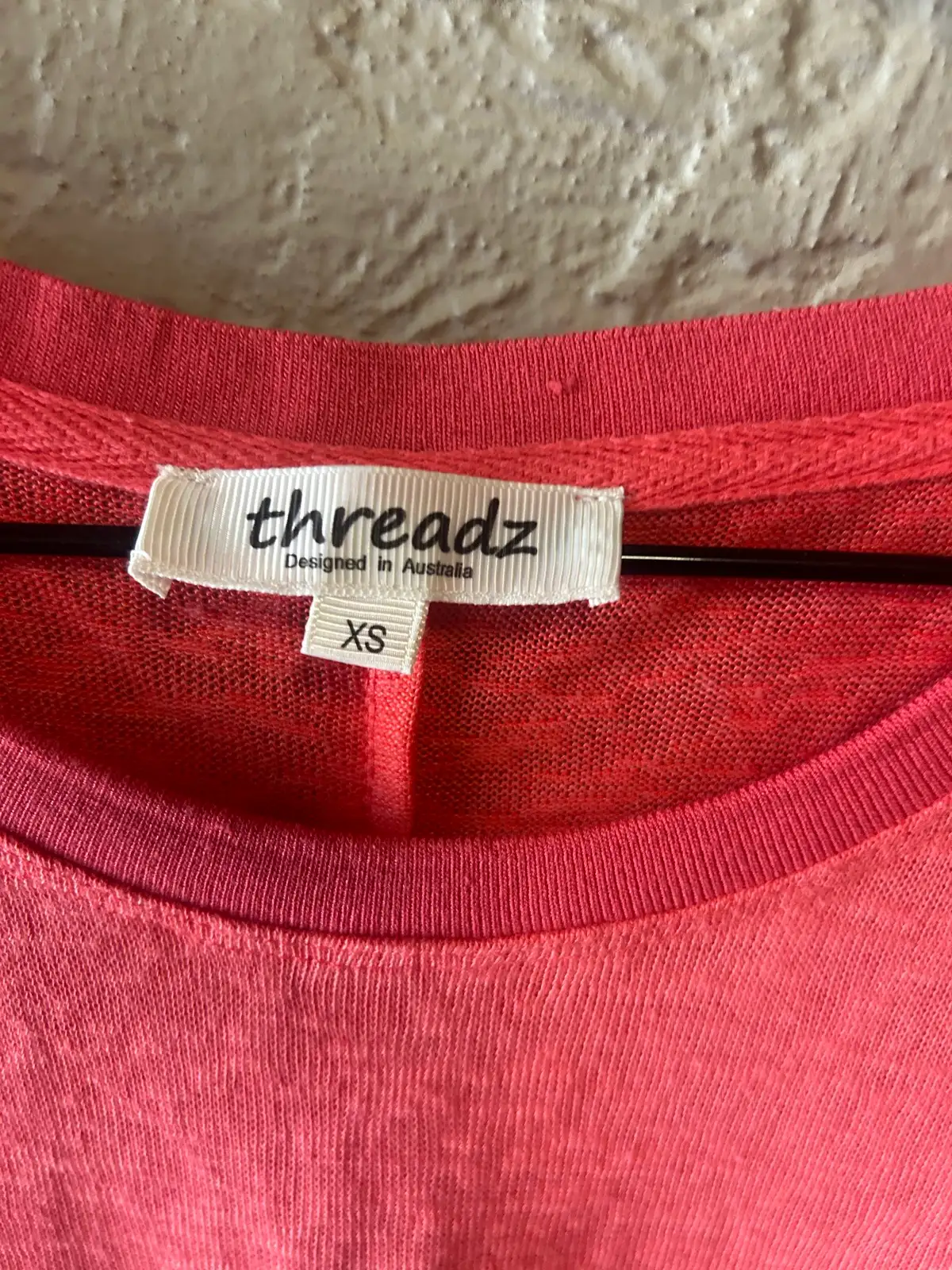 Threadz red long sleeve knit top – photo 3