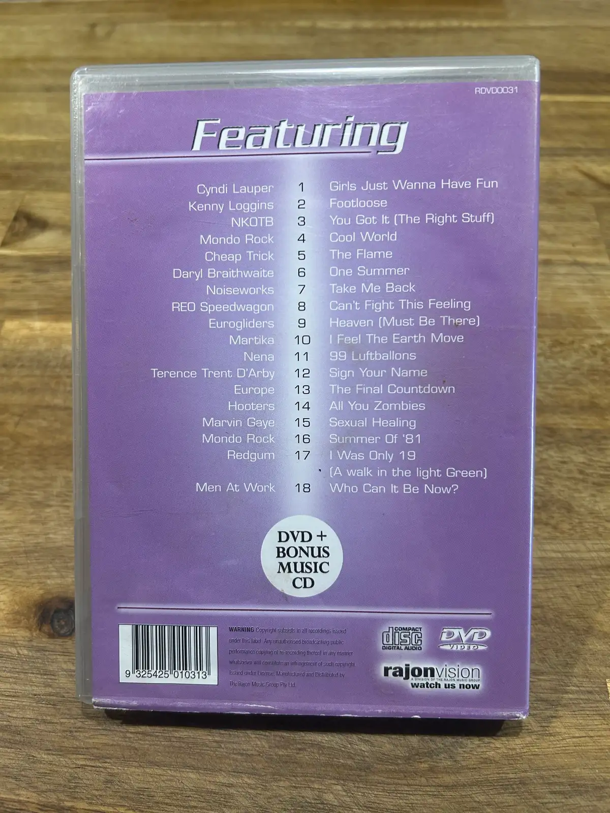Eighties hits dvd plus music disc – photo 2