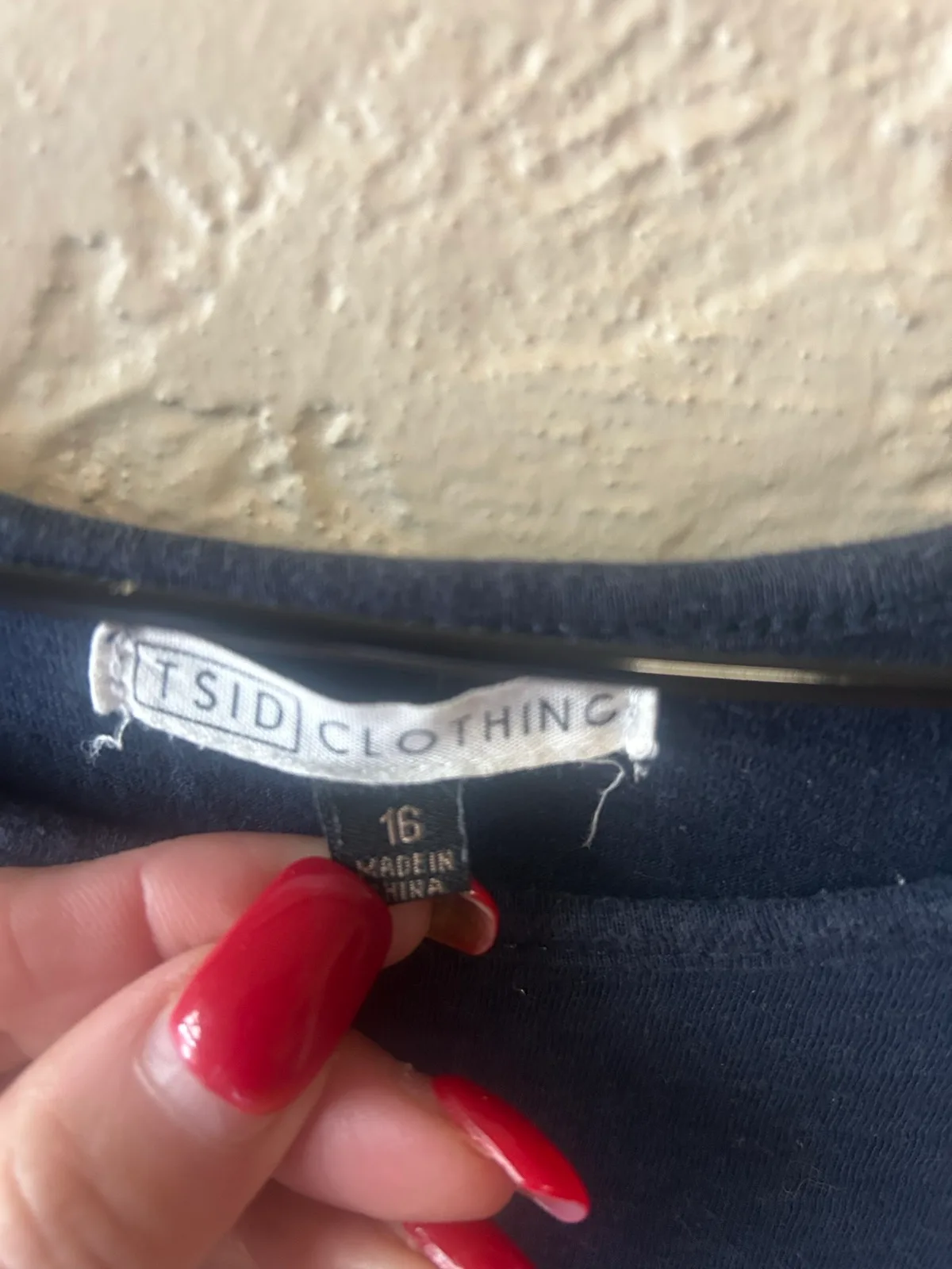 TSID clothing navy tiered shirt sleeve top – photo 2