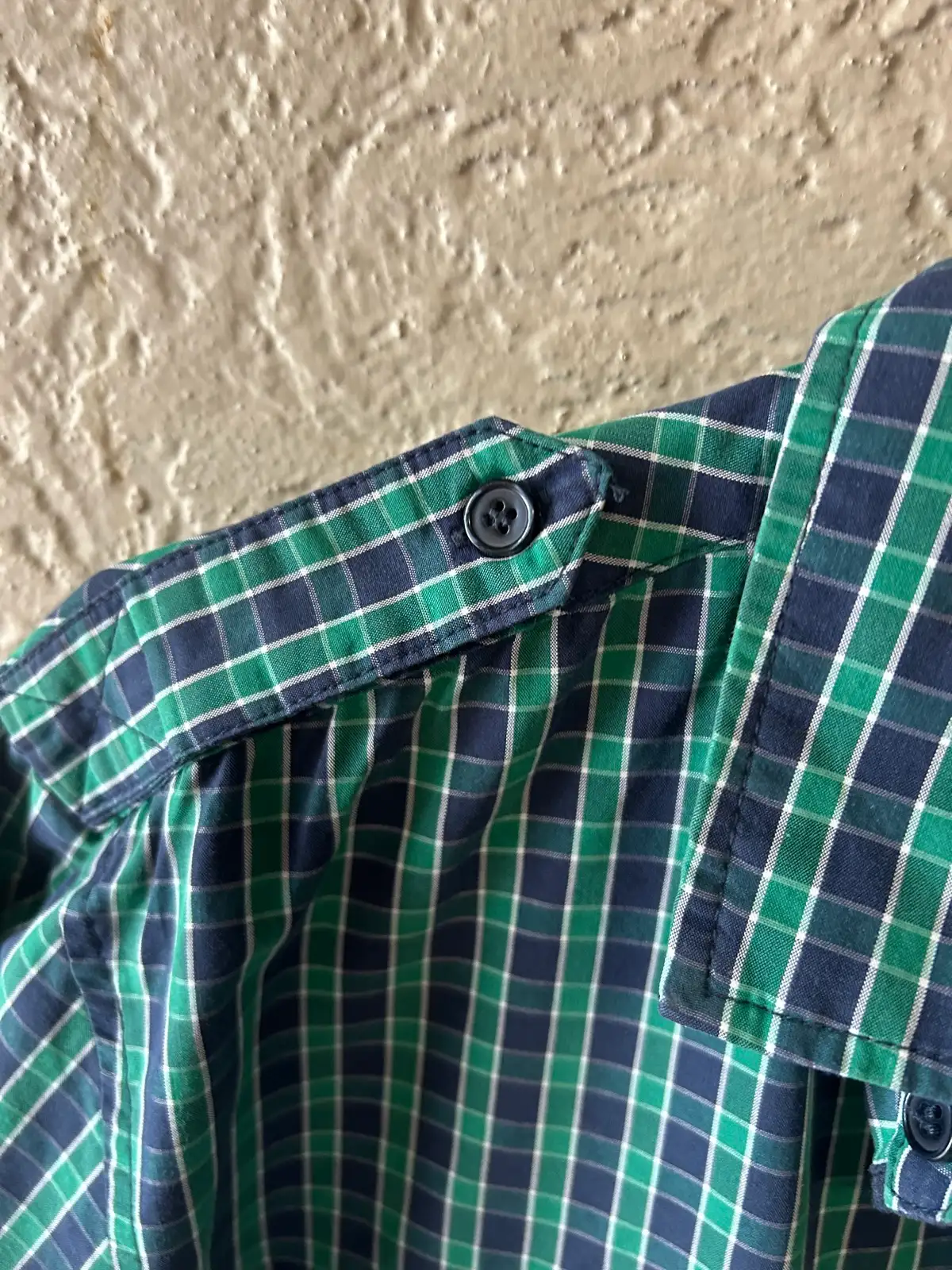 Connor green/blue plaid long sleeve shirt – photo 4