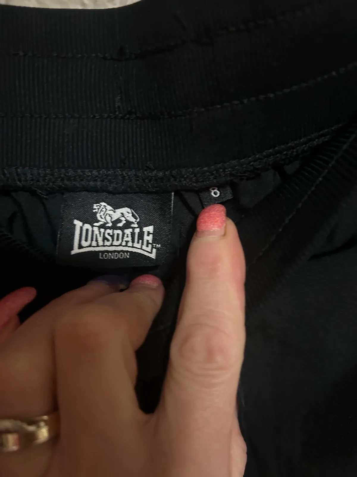 Lonsdale black training shorts – photo 4
