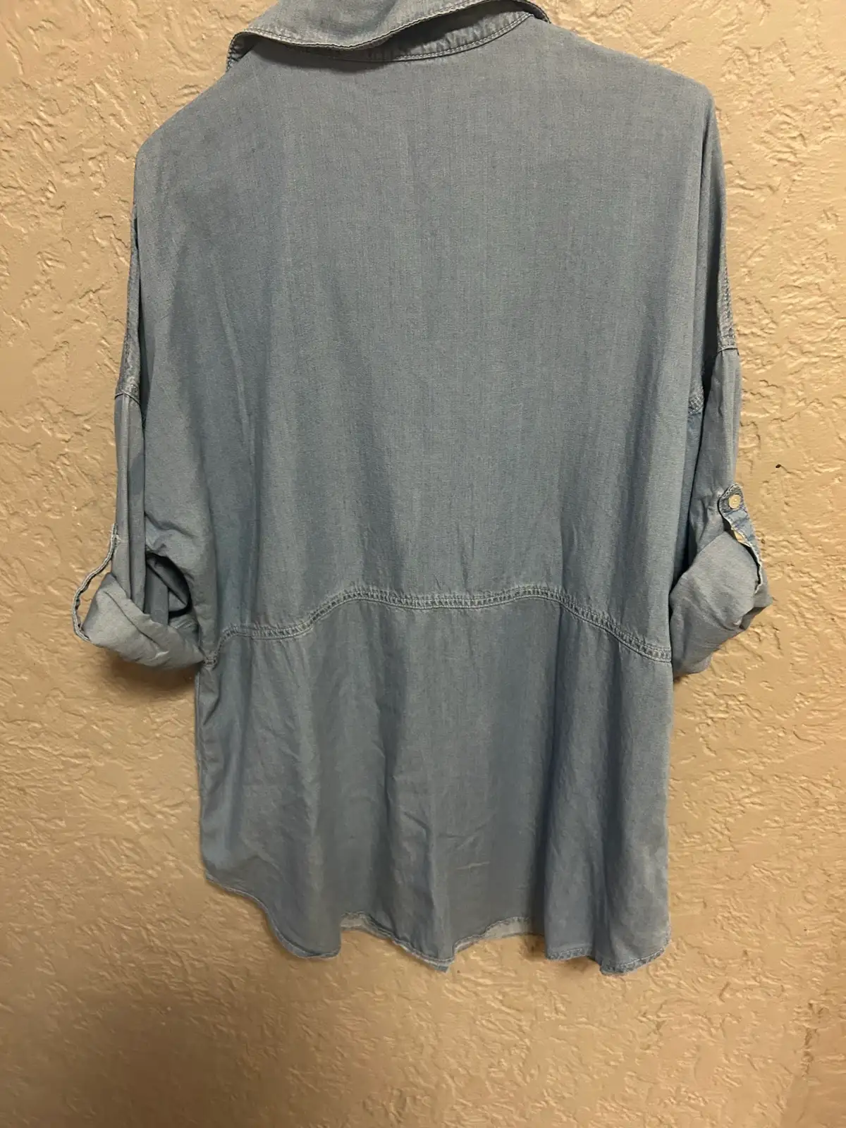 Sussan light blue denim shirt – photo 4