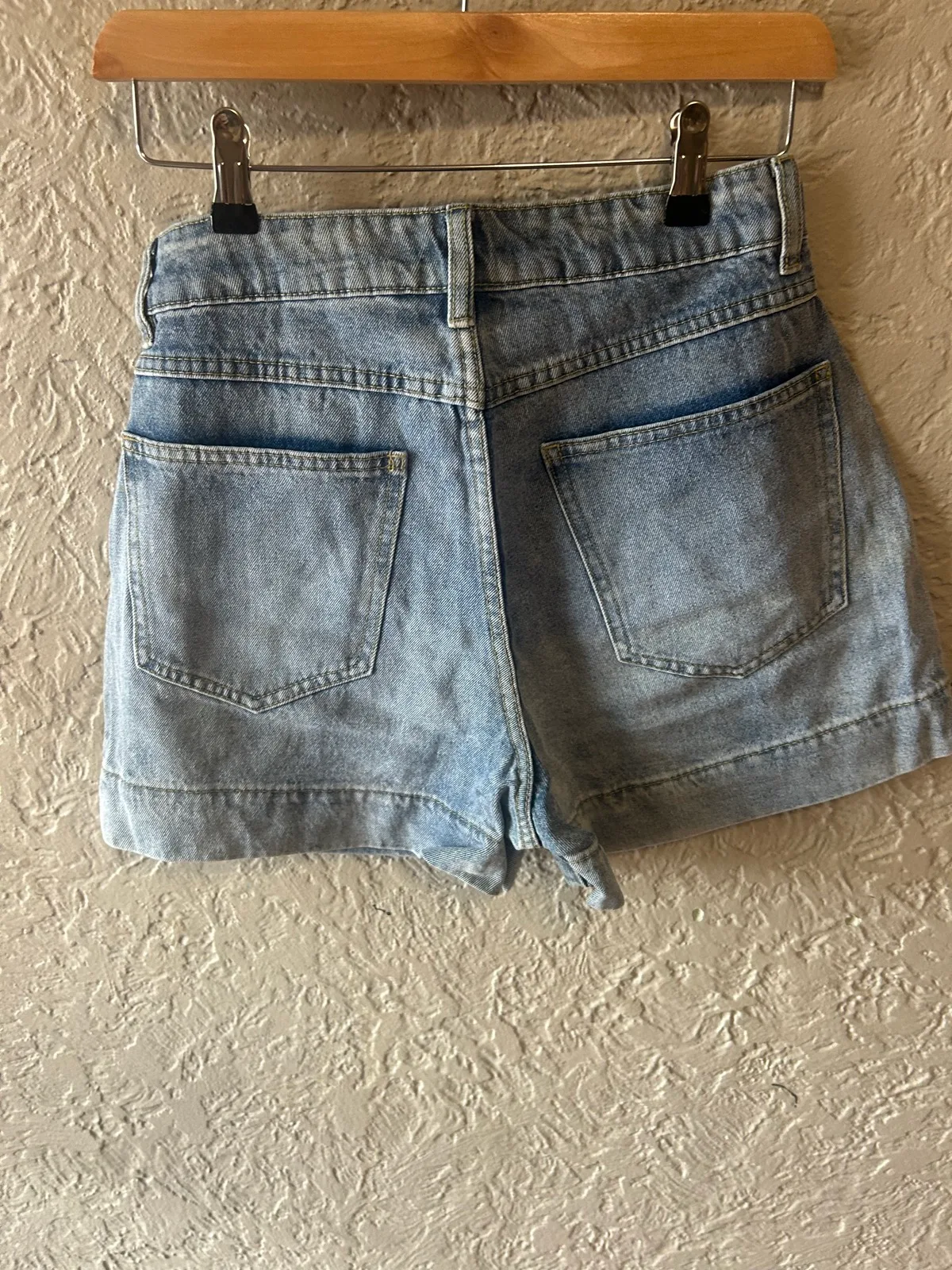 Cotton on blue denim shorts – photo 4