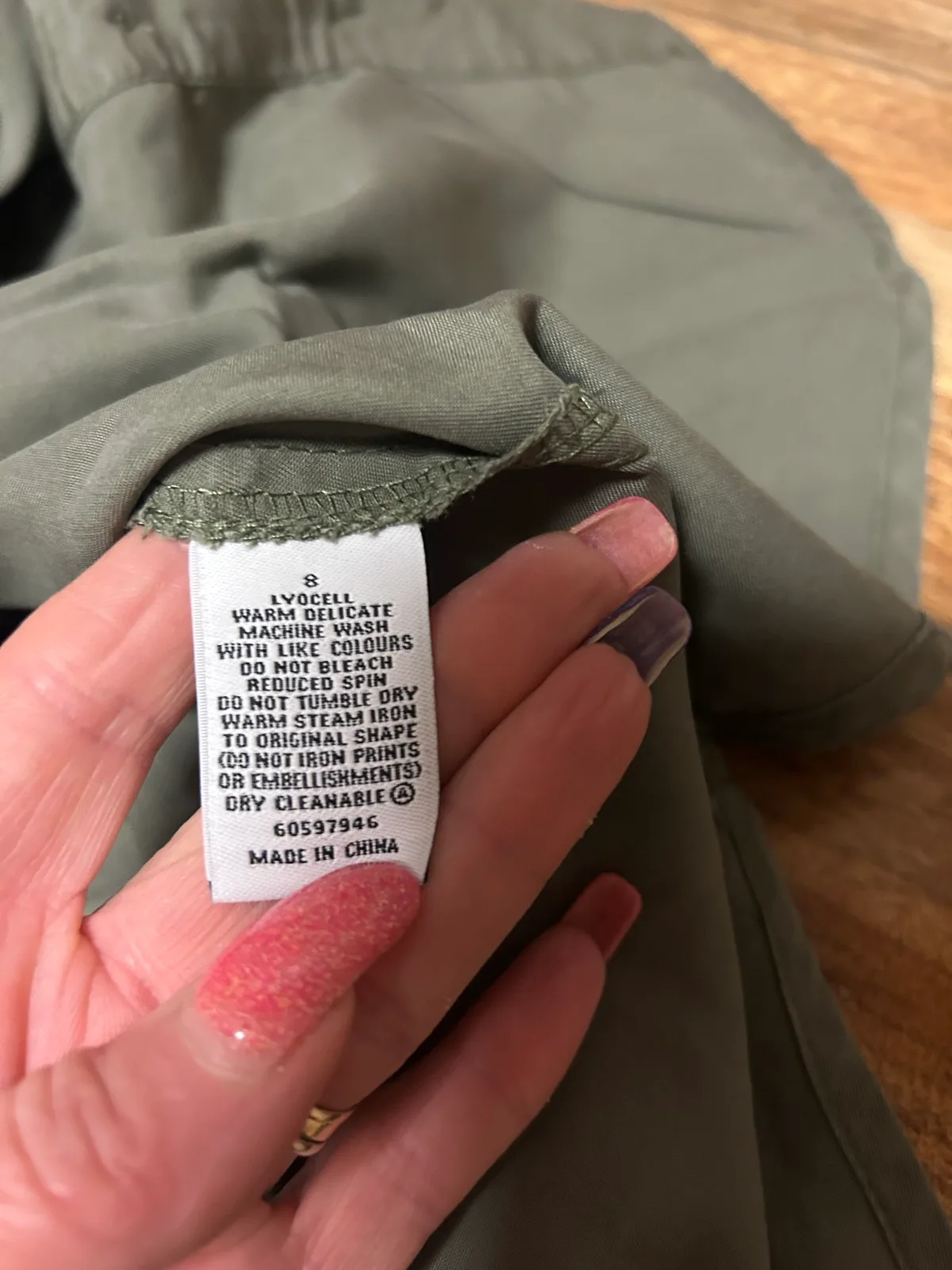 Target green olive button up short sleeve shirt — photo 4