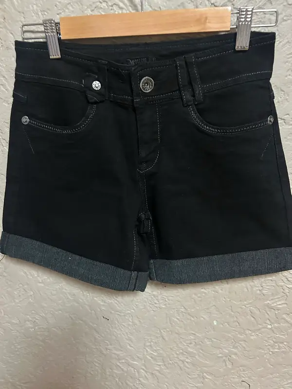 Denim by impulse black denim shorts