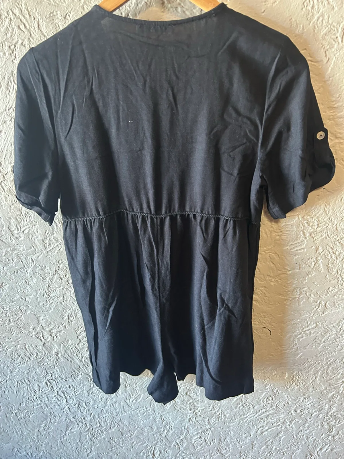 Cotton on black button up playsuit – photo 5