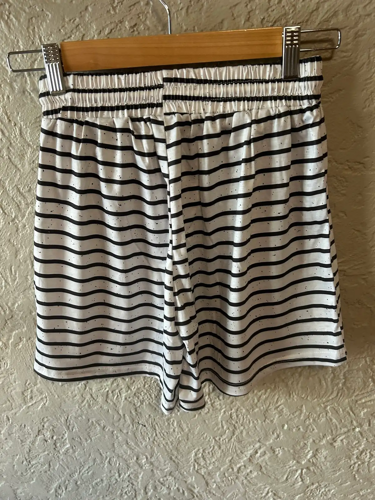 Dazy black/white striped shorts – photo 4
