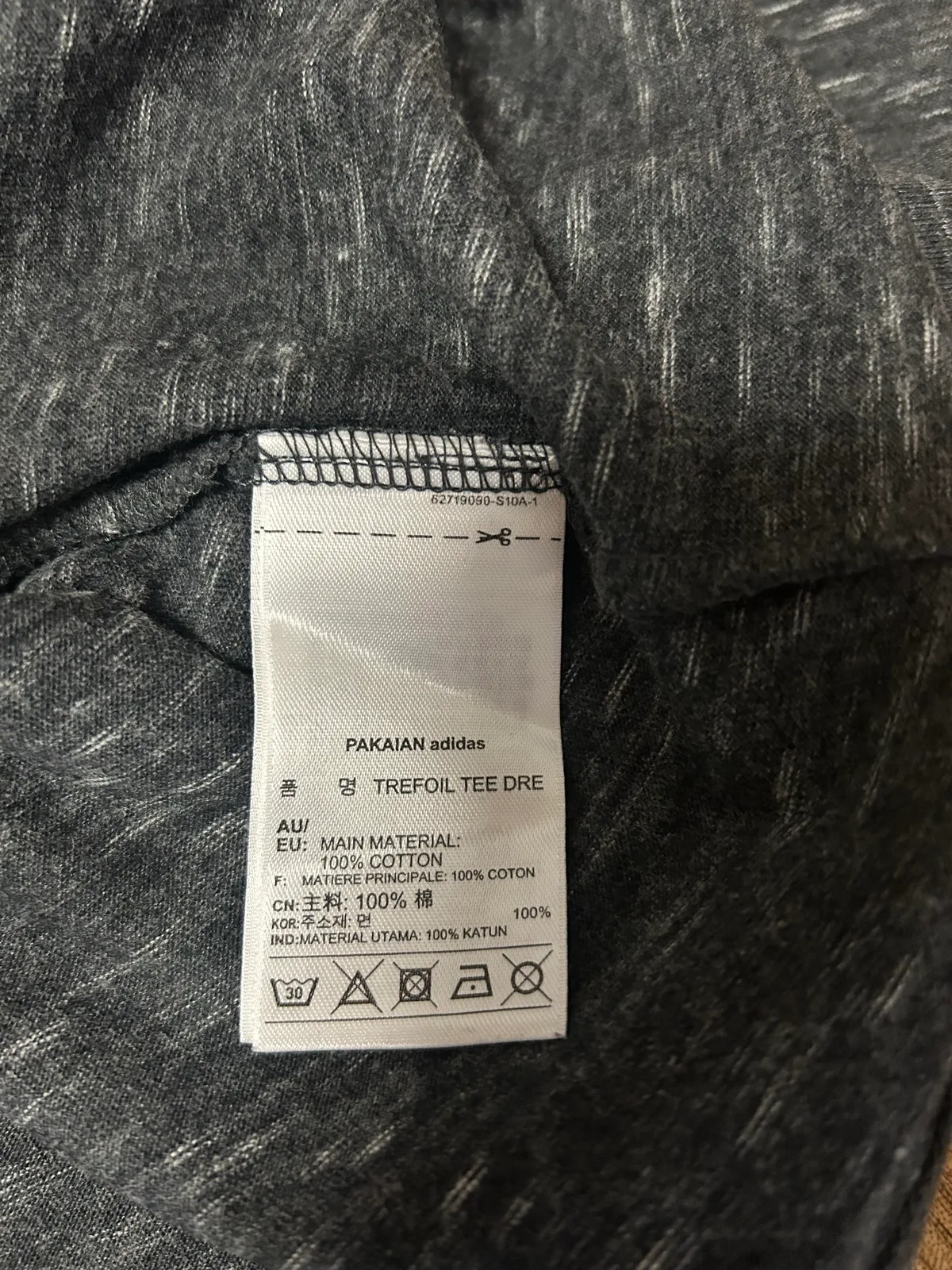 Adidas grey heathered trefoil tshirt dress – photo 5