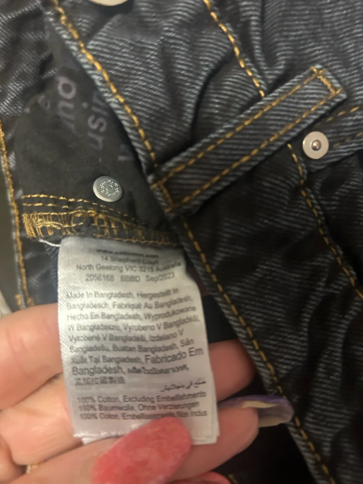 Cotton on black denim relaxed shorts – photo 6
