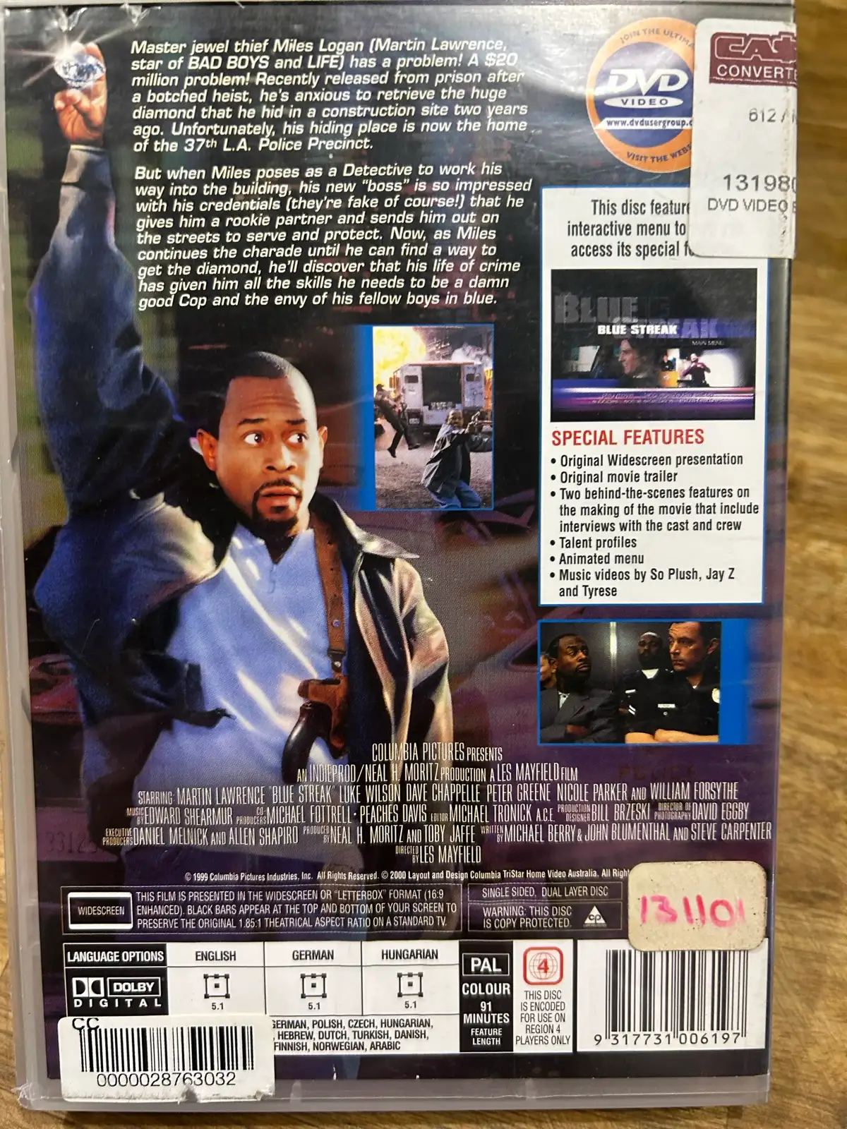 Blue streak dvd – photo 2