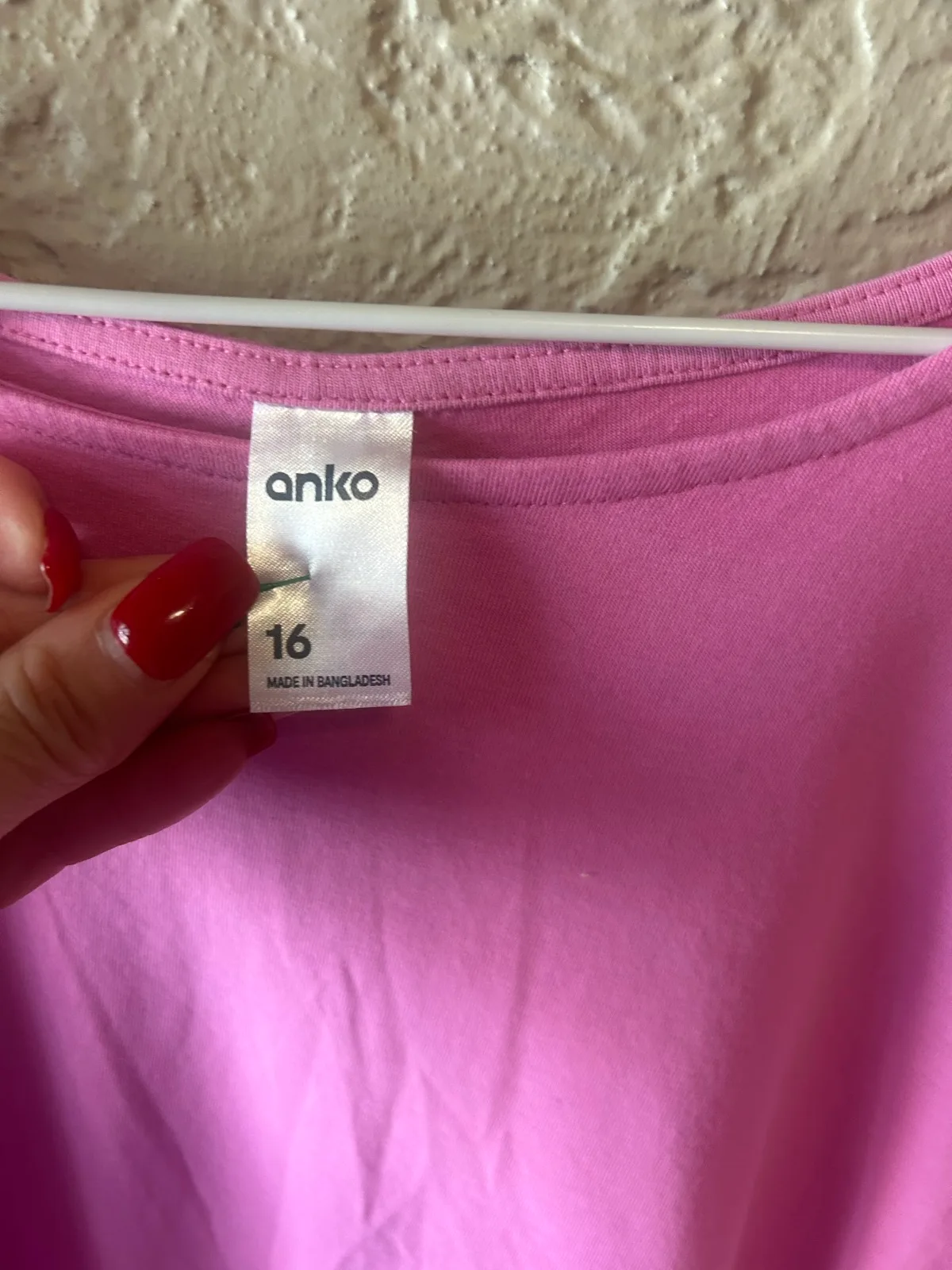 Anko pink ruffled hem top – photo 3