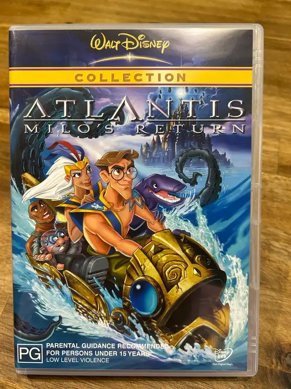 Atlantis animated dvd
