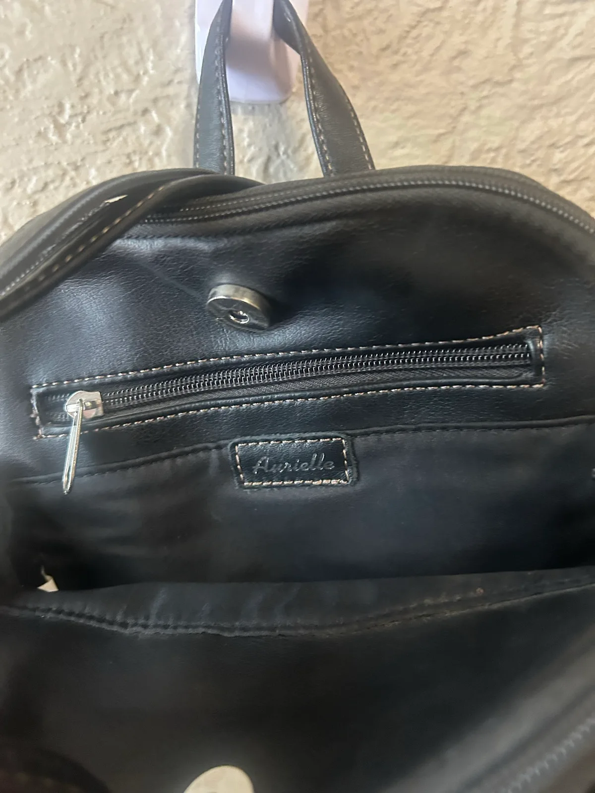 Aurielle brown leather backpack – photo 5