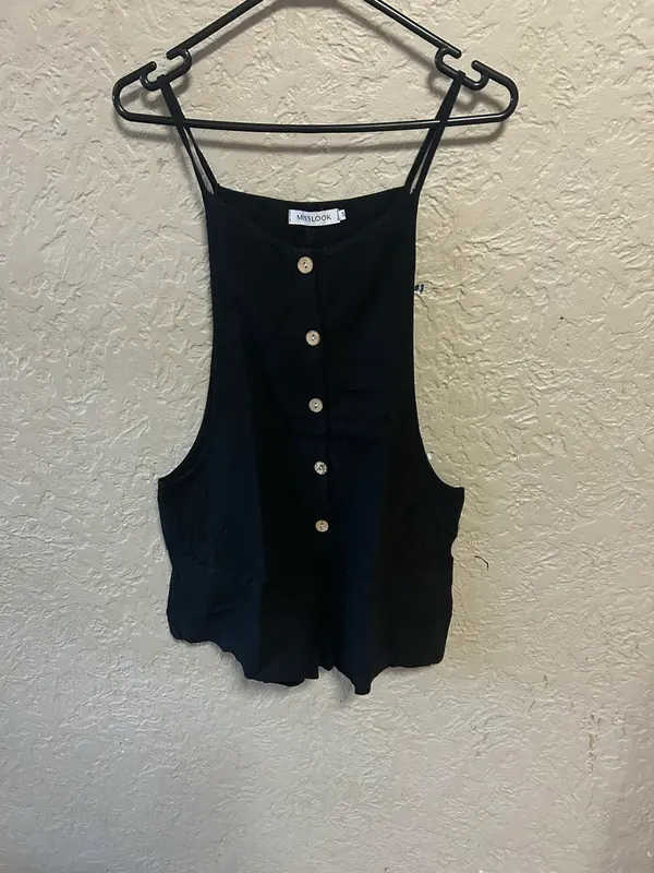Miss look black playsuit