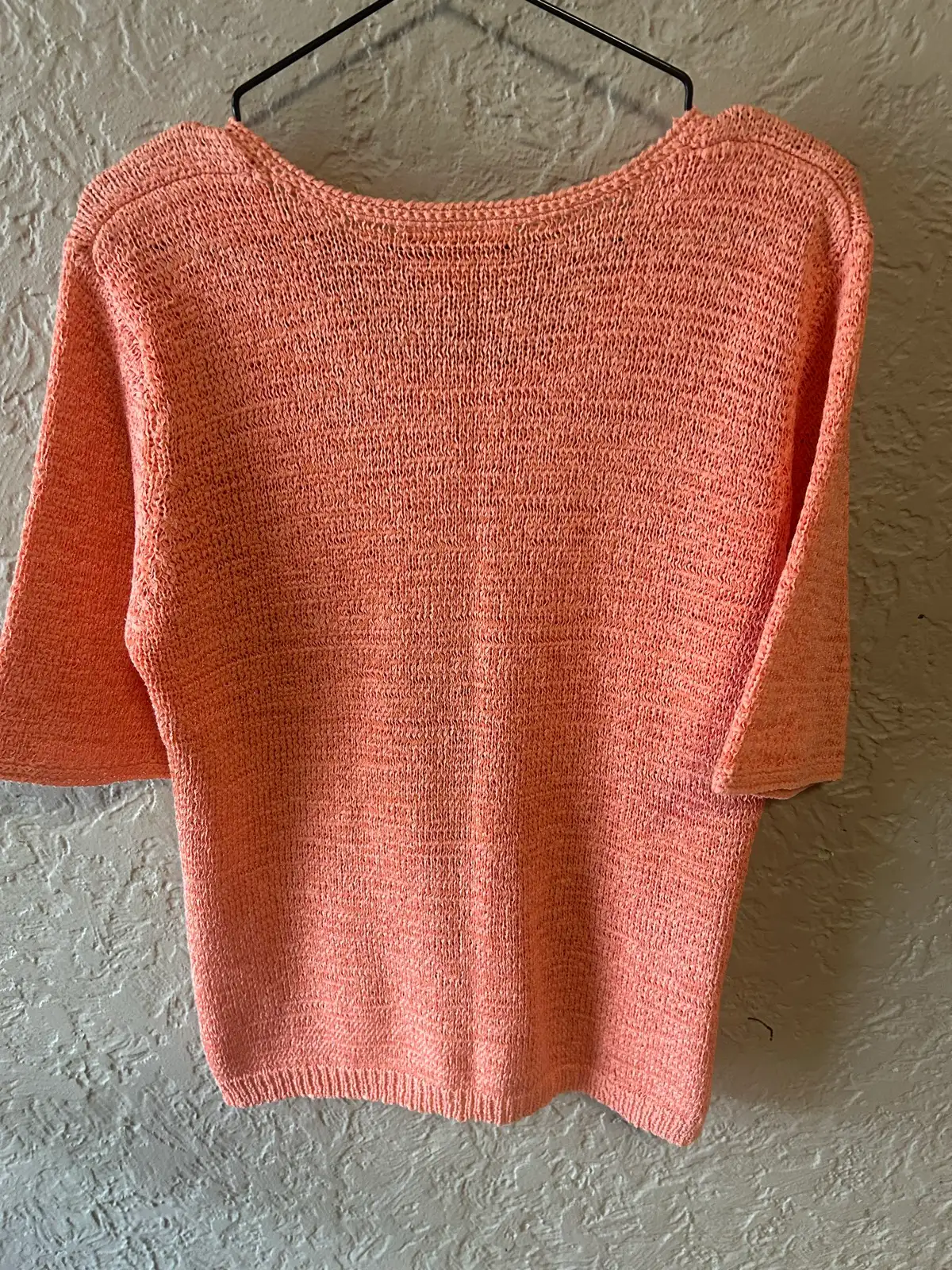 Noni orange short sleeve knit top – photo 6
