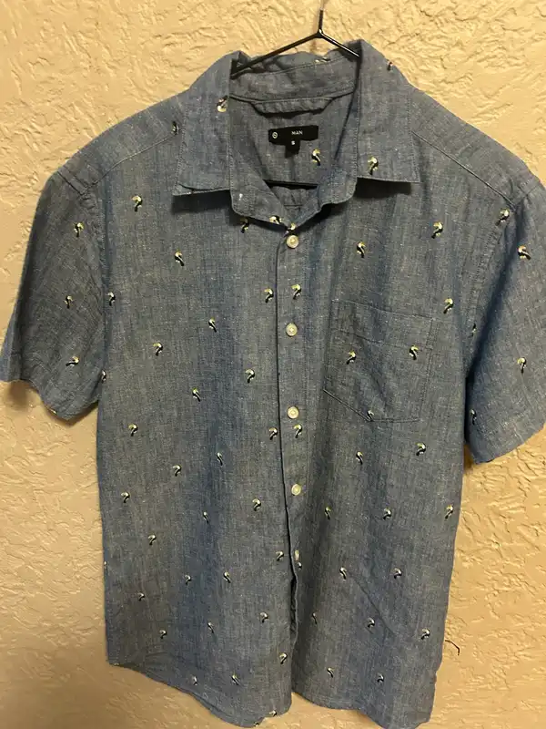 Men’s target blue chambray shirt